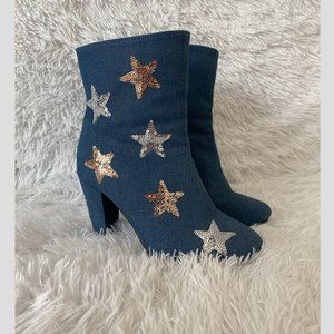 Groovy Sequin Star Boots